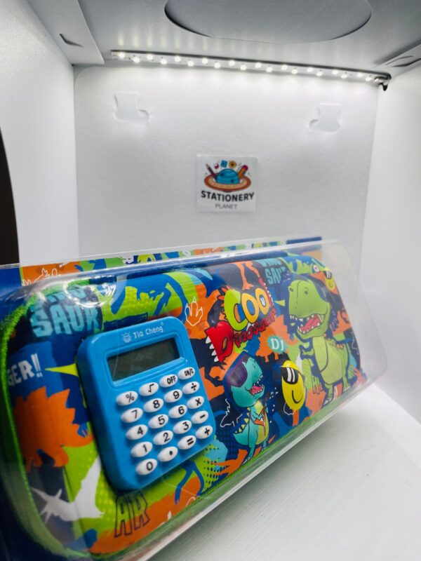 Calculator Dino Pouch