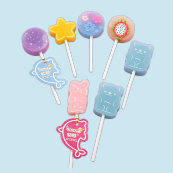 Lollipop Erasers