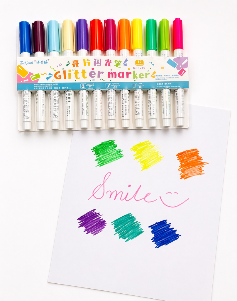Premium Glitter Marker Set