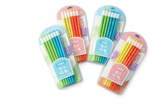 Premium Dual-Color HB Pencil Set